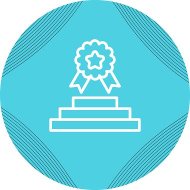 Ödül. Web simgesi basit illüstrasyon