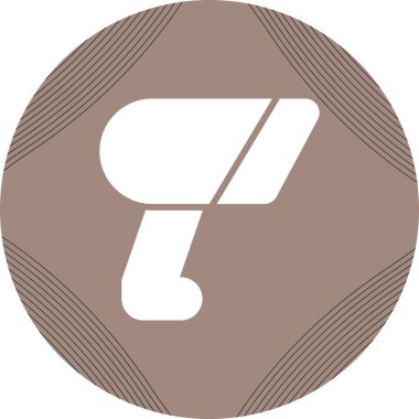 Tek bir izole simgenin vektör illüstrasyonu