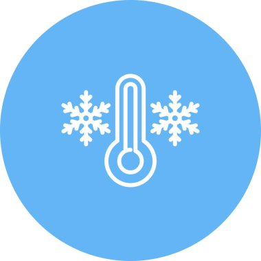 kar Tanesi simgesi vektör çizimi