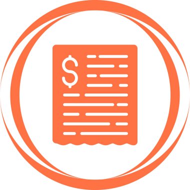 Dolar. Web simgesi basit illüstrasyon