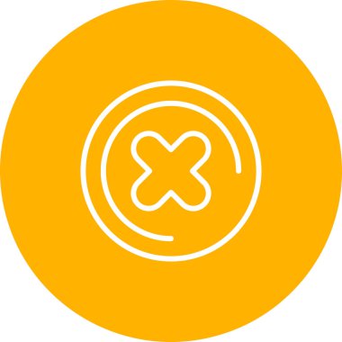 çapraz simge vektör illüstrasyonu