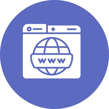 Tarayıcı. Web tasarımı basit illüstrasyon