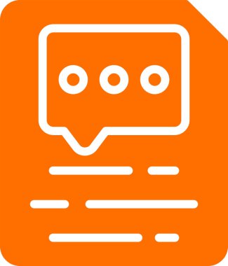 Konuş. Web simgesi basit illüstrasyon