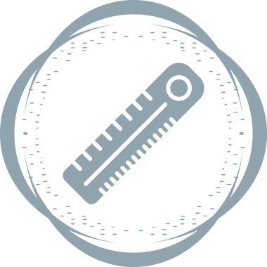 Bir termometre simgesinin vektör çizimi