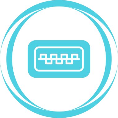 Modern b 'nin vektör illüstrasyonu eksik simgesi