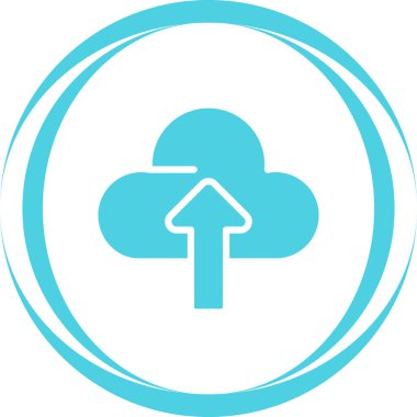 cloud computing. web icon simple illustration