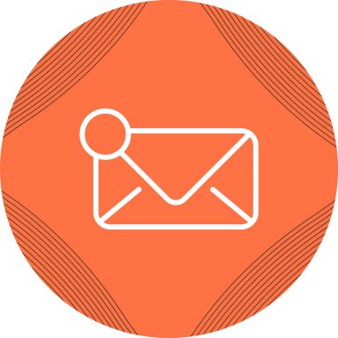 Vektör E- posta simgesi illüstrasyonu