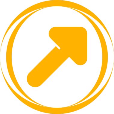 ok simgesi vektör illüstrasyonu