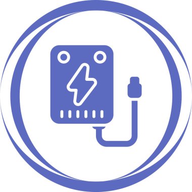 Pil. Web simgesi basit illüstrasyon