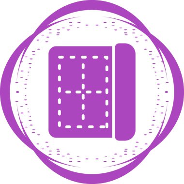 Benzersiz harita pin vektör simgesi