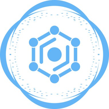 Eşsiz ağ simgesi vektör illüstrasyonu