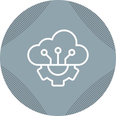 Bulut hesaplama. Web simgesi