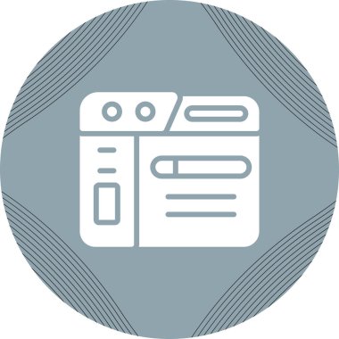 Mikrodalga fırının vektör çizimi