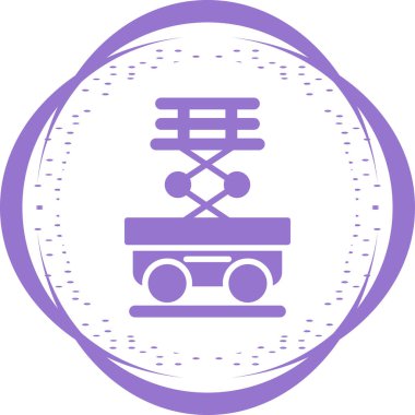 tren simgesi vektör illüstrasyonu