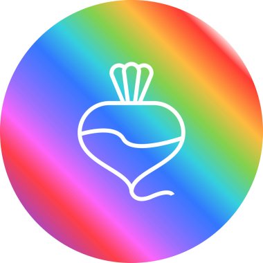 Bir simgenin vektör illüstrasyonu