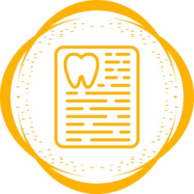 Bir simgenin vektör illüstrasyonu