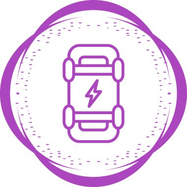 Modern bir simgenin vektör illüstrasyonu