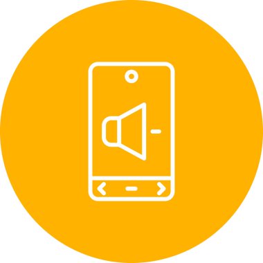 Telefon simgesi vektör illüstrasyonu