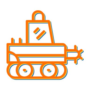 Modern b 'nin vektör illüstrasyonu eksik simgesi