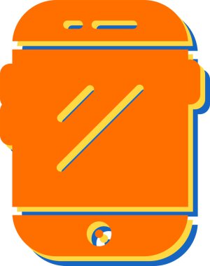 Mavi bir mutfak çantasının vektör çizimi