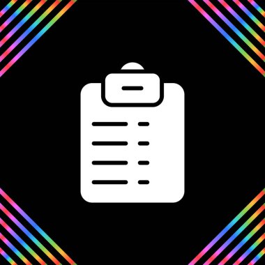 Kartvizit simgesinin vektör illüstrasyonu