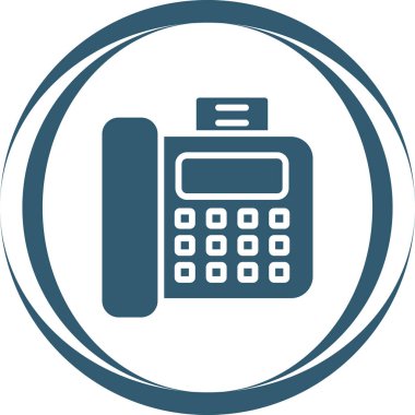 Telefon düz simge vektörü
