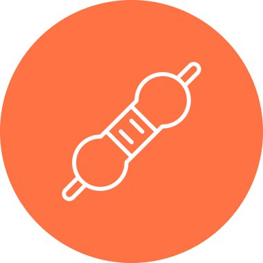 Elektrik dolgu simgesinin vektör illüstrasyonu