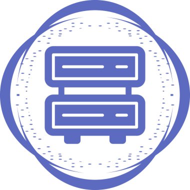 Yazıcı. Web simgesi basit illüstrasyon