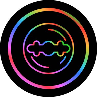 rainbow icon in trendy style isolated background