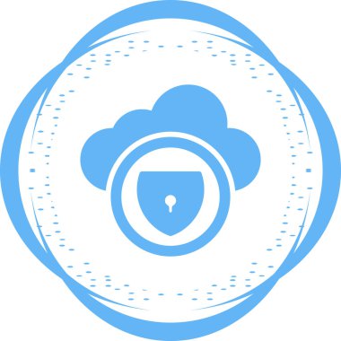 Veri koruması. Web simgesi