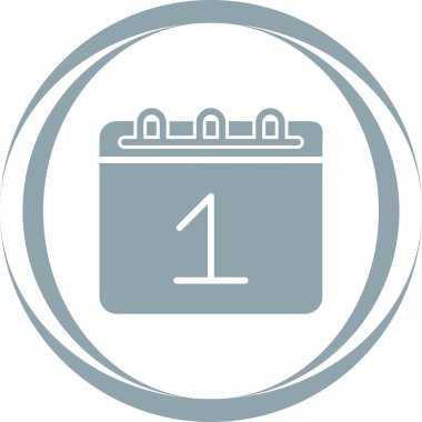 Takvim simgesi vektör illüstrasyonu