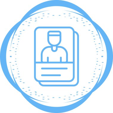 Bir kart simgesinin vektör illüstrasyonu