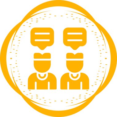 İnsan simgesinin vektör illüstrasyonu