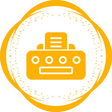 İşlemci. Web simgesi basit illüstrasyon