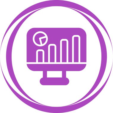 bar chart. web icon simple design