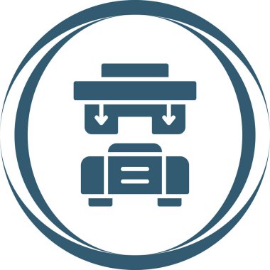 Modern b 'nin vektör illüstrasyonu eksik simgesi