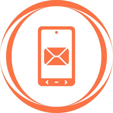 E-posta. Web simgesi basit illüstrasyon