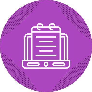 Pano vektör simgesi modern illüstrasyon