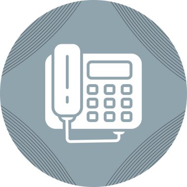 Vektör telefon simgesi illüstrasyonu