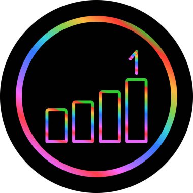 Modern bir simgenin vektör illüstrasyonu