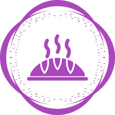 Gıda simgesinin vektör illüstrasyonu