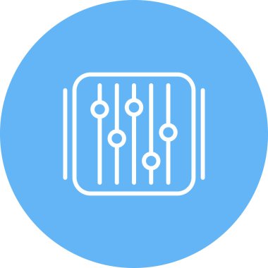 Modern bir simgenin vektör illüstrasyonu