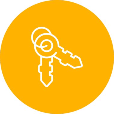 anahtar simgesi, vektör illüstrasyonu