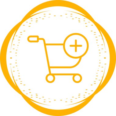 El arabası. Web simgesi basit illüstrasyon