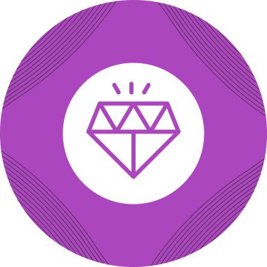 Elmas simgesi vektör illüstrasyonu