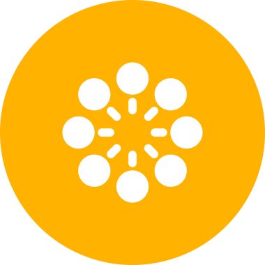 Bir kar tanesinin vektör çizimi