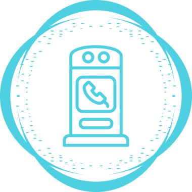 mikrodalga makinesi basit simge, vektör illüstrasyonu