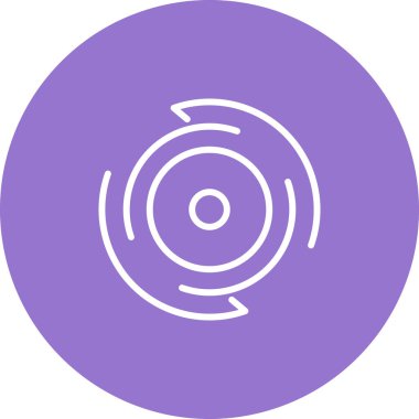 cd disk simgesi vektör illüstrasyon tasarımı