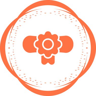 çiçek simgesi vektör illüstrasyonu