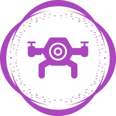 İHA simgesi, vektör illüstrasyonu